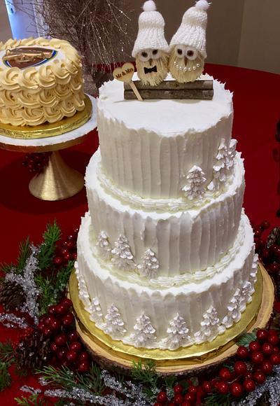Christmas Wedding Cake - Cake by Susan Russell