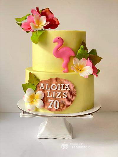 Tropical birthday cake! - Cake by Bella's Cakes 