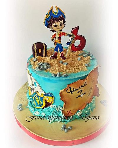 Santiago of the Seas themed cake - Cake by Fondantfantasy