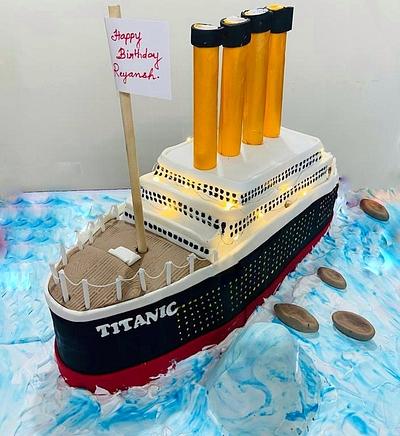 Titanic cake - Cake by Shivani Erichedu