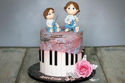 Little musicians  - Cake by Lorna