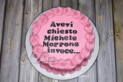 Hidden message cake - Cake by Daria Albanese