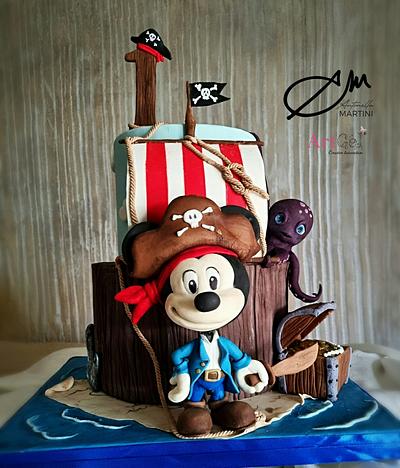 Mickey Mouse pirate - Cake by AntonellaMartini