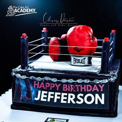 Boxing Ring - Cake by Chris Durón from thecakeart.academy