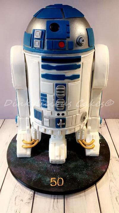 R2D2 Talking Cake - Cake by Dinkylicious Cakes