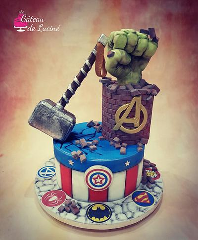 Avengers  - Cake by Gâteau de Luciné