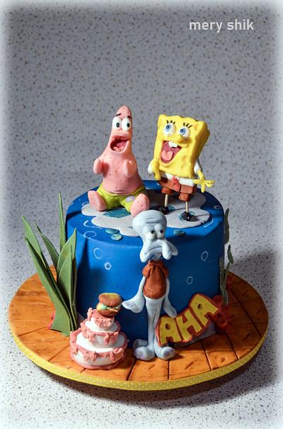 Spongebob and friends - Cake by Maria Schick