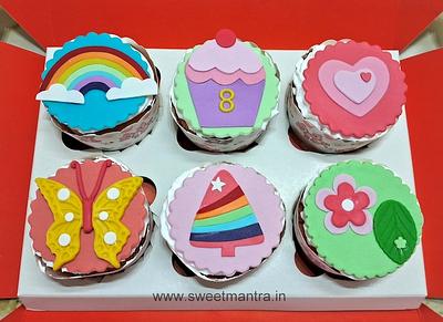 Cupcakes for 8 year old girl - Cake by Sweet Mantra Homemade Customized Cakes Pune