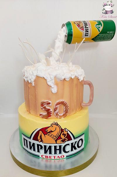 For a beer fan  - Cake by Kristina Mineva