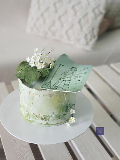 Five Petal Bouquet  - Cake by Ms. V