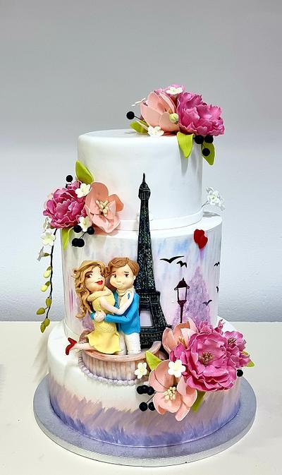 Colorful wedding cake  - Cake by Corneluş 