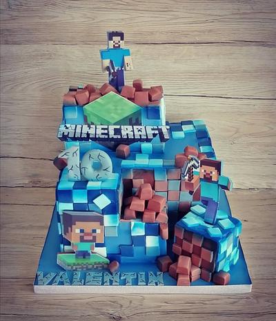 Minecraft - Cake by Desislava Tonkova