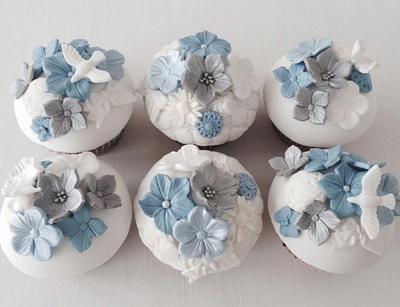 Sympathy Dove Cupcakes - Cake by Sugar by Rachel