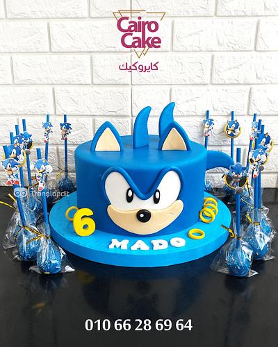 Sonic Cake - Cake by Ahmed - Cairo Cake احلى تورتة