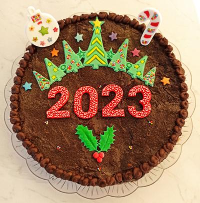 2023 New Year Cake - Cake by My Sweet World_Elena