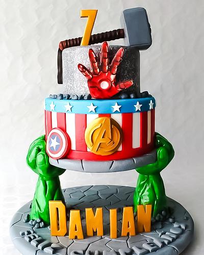 Avengers - Cake by TartaSan - Damian Benjamin Button