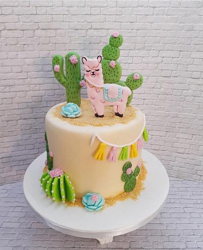 Cake Lama!! - Cake by Eleni Siochou 