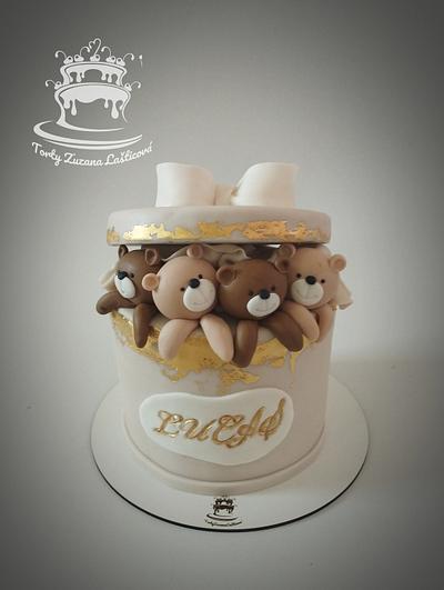 Gift with bears for Lucas  - Cake by ZuzanaL