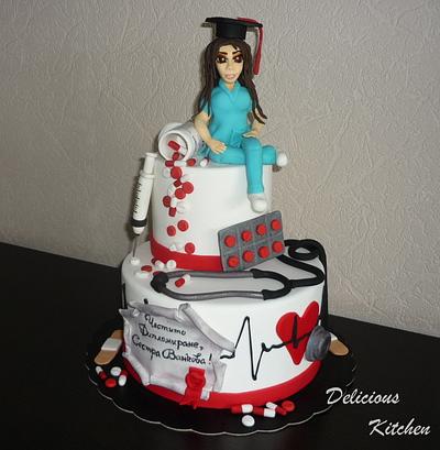 Nurse cake  - Cake by Emily's Bakery