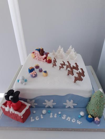Christmas fun - Cake by Combe Cakes