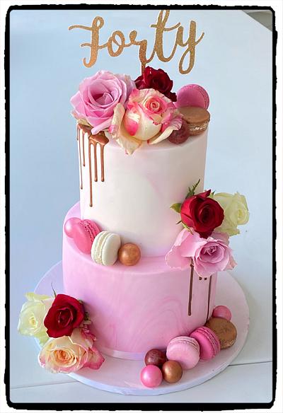 Pretty in pink  - Cake by Rhona