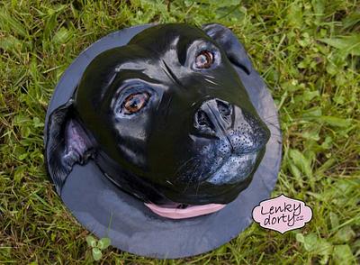 Dog head cake - Cake by Lenkydorty