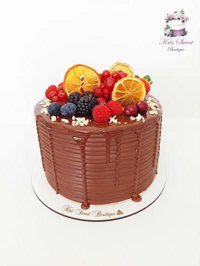 Lovely Chocolate Cake - Cake by Kristina Mineva