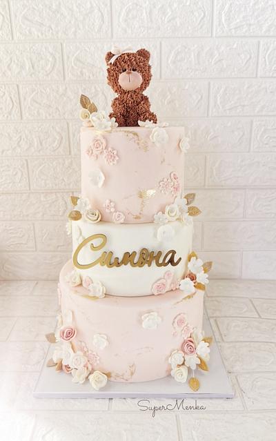 Christening and first year cake - Cake by Stamena Dobrudjelieva