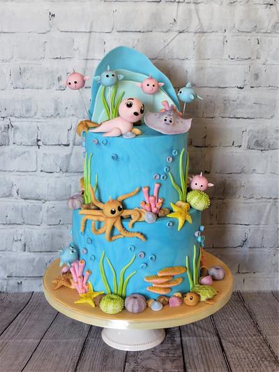 Baby under the sea cake - Cake by Mandy