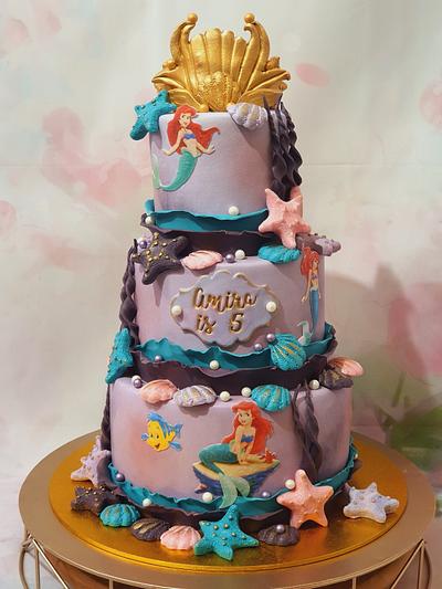Ariel cake - Cake by ClaudiaSugarSweet