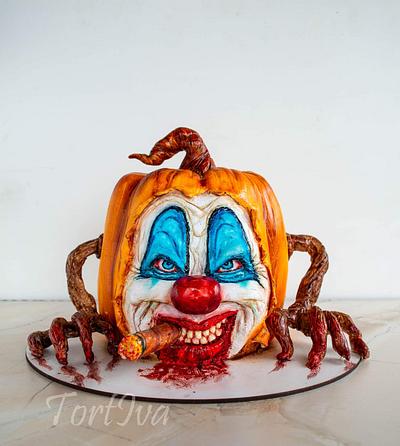Clown Pumpkin - Cake by TortIva