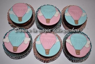 hot air balloon cupcakes - Cake by Daria Albanese