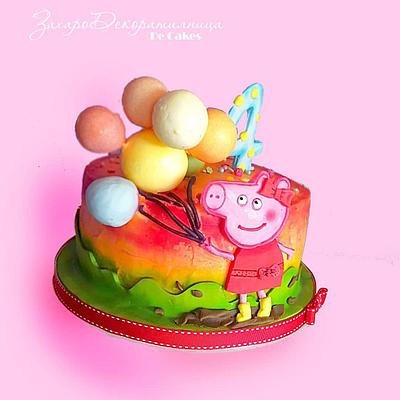 Peppa pig - Cake by Desislavako