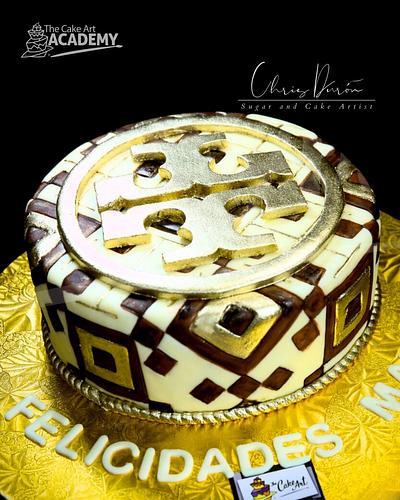 Tory Burch Cake - Cake by Chris Durón from thecakeart.academy
