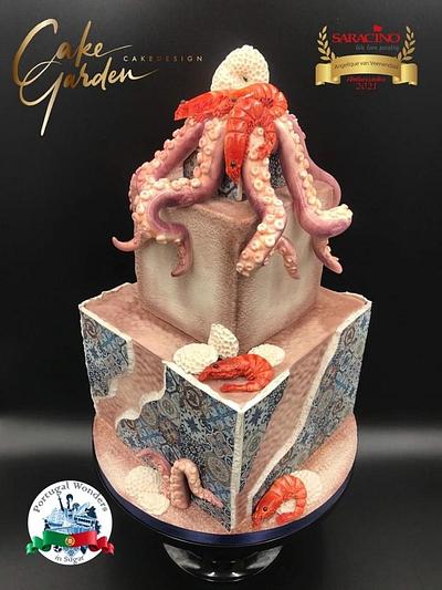 Portugal wonders in sugar Collaboration  - Cake by Cake Garden 