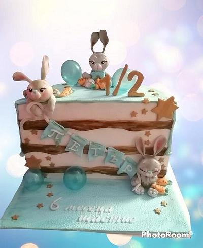 Bunny cake - Cake by Desislavako