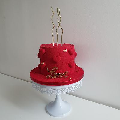 Love cake - Cake by ginaraicu