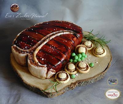 T-Bone Steak Cake  - Cake by Eve´s Zucker-Himmel