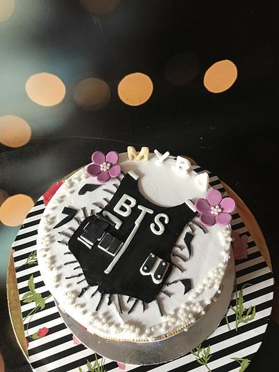 BTS theme cake  - Cake by TheBakersGallery