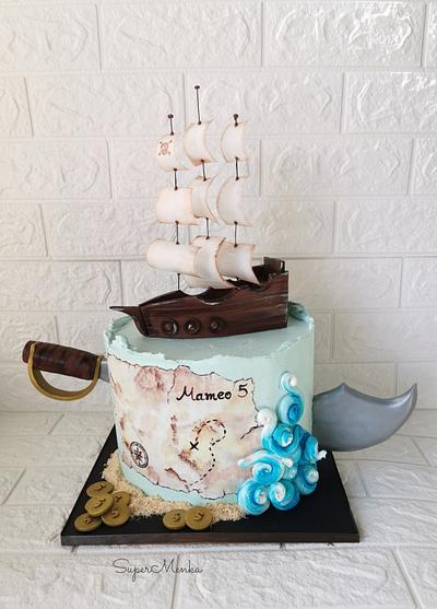 Pirate ship cake - Cake by Stamena Dobrudjelieva