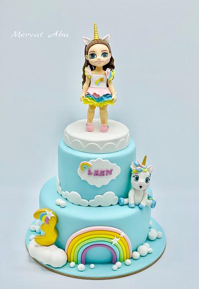 Unicorn cake - Cake by Mervat Abu