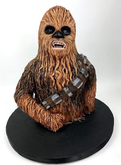 Star wars Chewbacca cake - Cake by Gina Molyneux