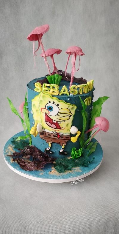 Bday SpongeBob  - Cake by Kaliss