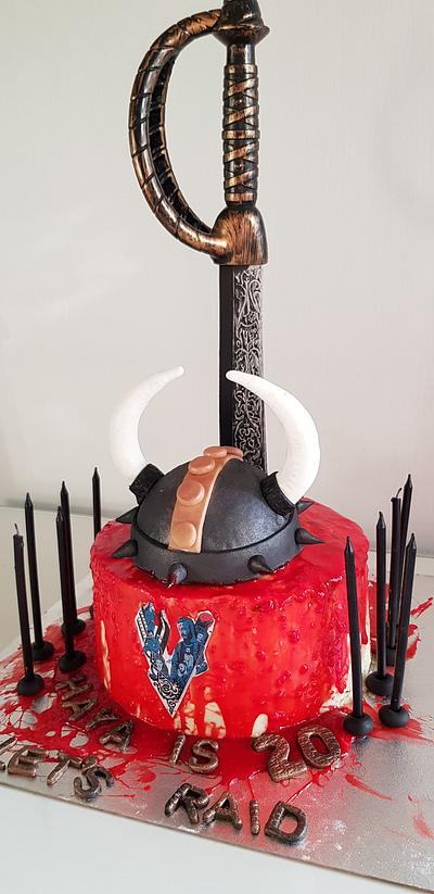 Vikings cake - Cake by jscakecreations
