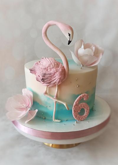 Flamingo cake - Cake by Jitkap