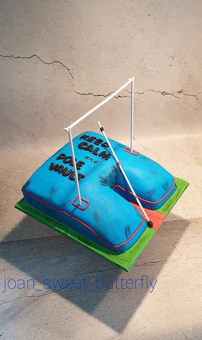 Pole vault  - Cake by Joan Sweet butterfly 