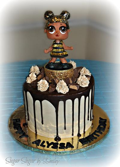 Queen Bee for Alyssa - Cake by Sandra Smiley