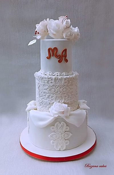 Wedding cake - Cake by Zuzana Bezakova