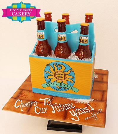 Beer Bottle Cake - Cake by It'z My Party Cakery