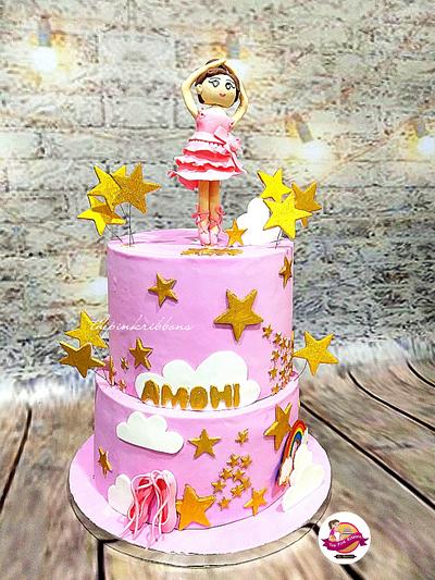 Ballerina baby girl cake - Cake by Aparnashree 